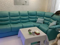 Фото работы перетяжка дивана на дому Днепр