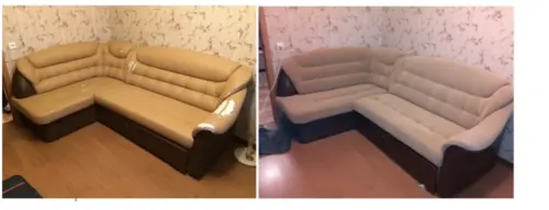 Перетяжка углового дивана Днепр районы победы